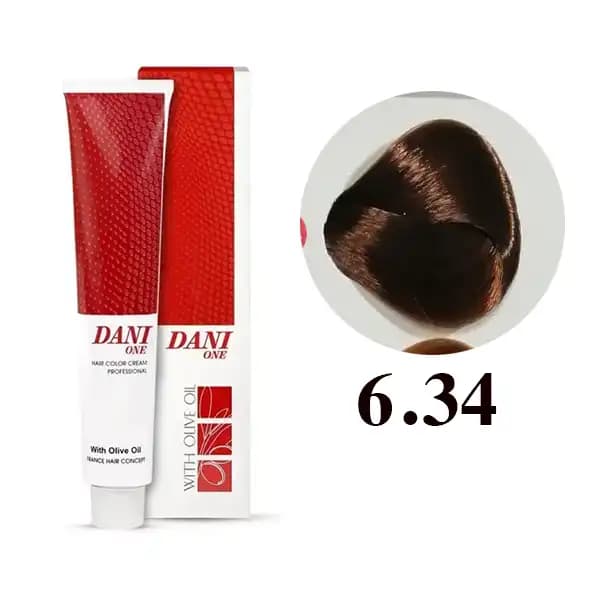 رنگ مو دنی وان سری عسلی کد 6.34