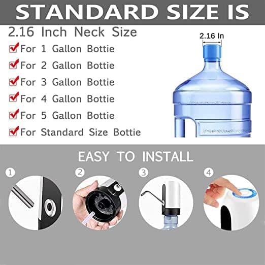 پمپ آب شارژی مدل Automatic Water Dispenser — تصویر ۲