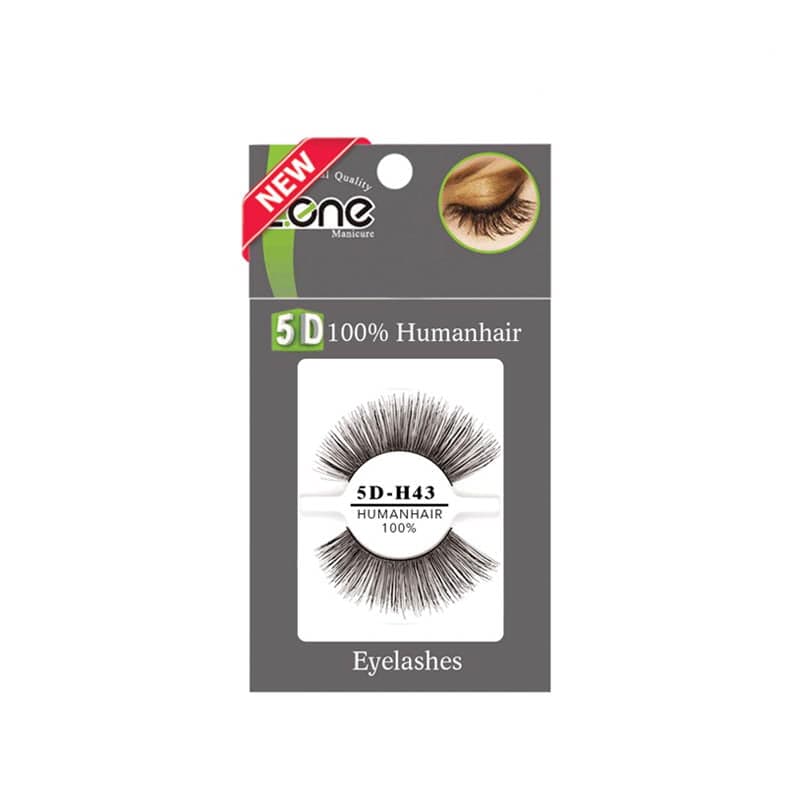 مژه جفتی Z-409) HUMAN HAIR 5D) کد H43