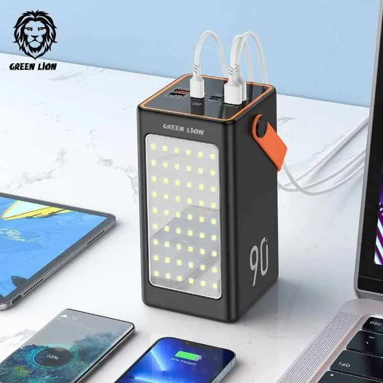 پاوربانک گرین لاین مدل Thunder 90 ظرفیت 90000 میلی آمپر ساعت — تصویر ۴