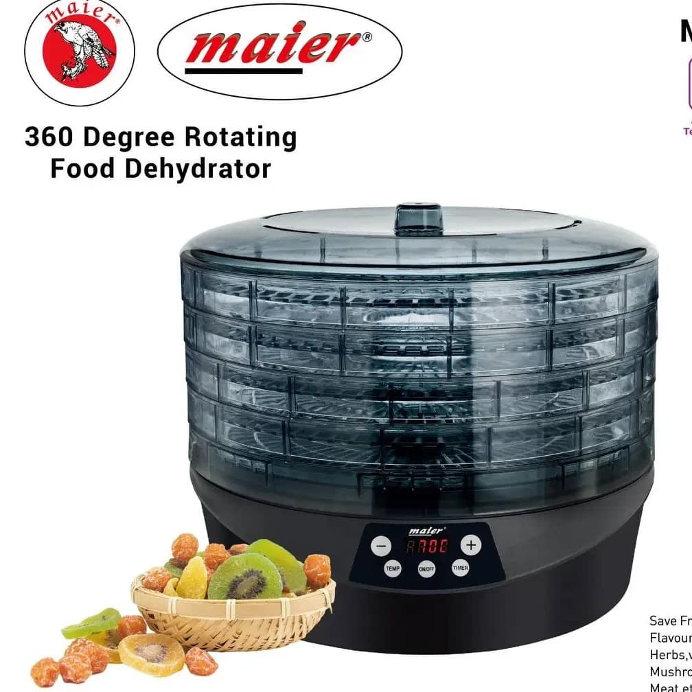 میوه خشک کن مایر MR7980 | خشک کردن میوه و سبزیجات در خانه — تصویر ۲