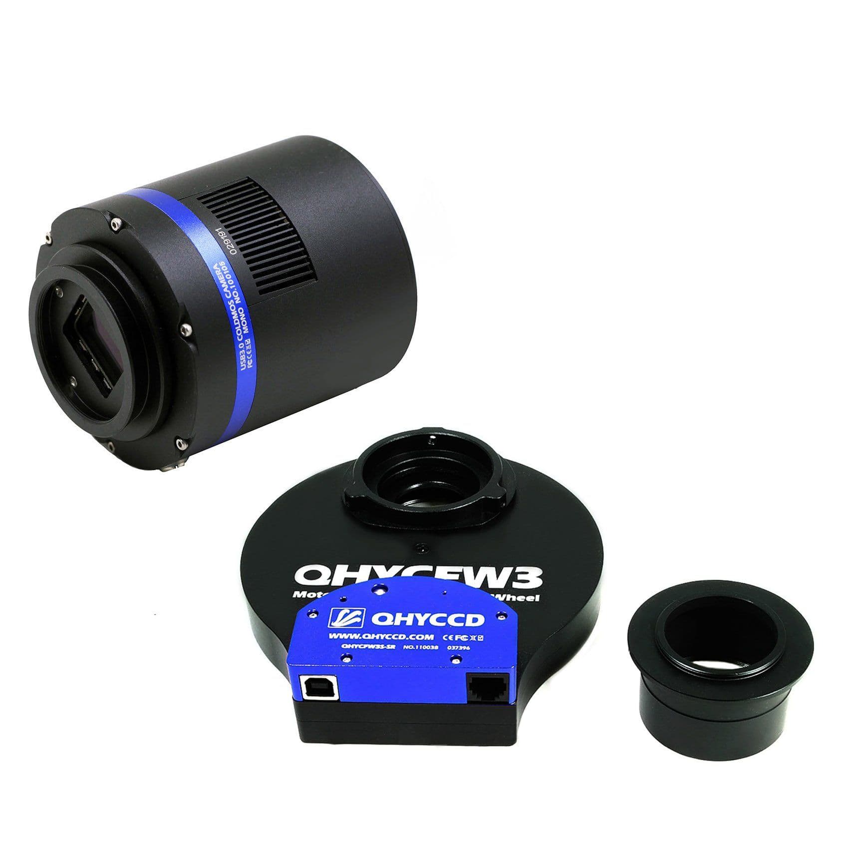دوربین CMOS QHY مدل QHY183M به همراه چرخ فیلتر QHYCFW3-S-SR(7X1.25) — تصویر ۲