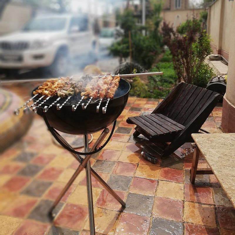 آتشدان هیزمی کمپینگ ساج وک مدل جام آتش پک کامل — تصویر ۳