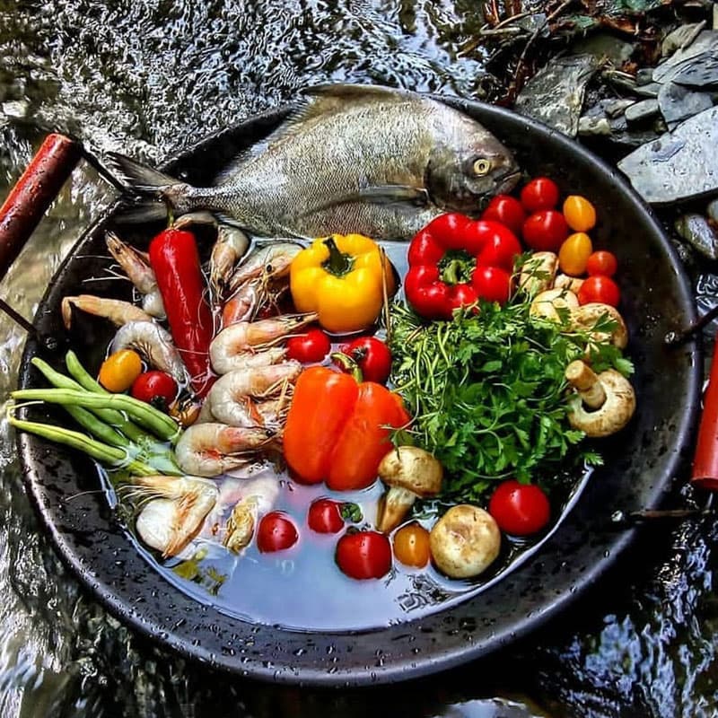 ساج کمپینگ با کاور ساج وک مدل سیزن — تصویر ۲