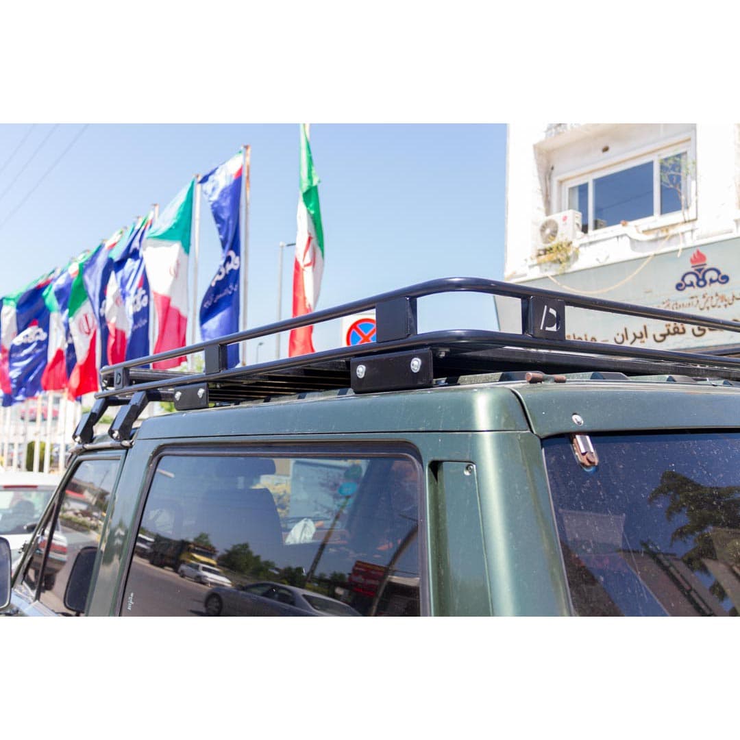 باربند آفرودی نیسان پاترول دو درب دلفان مدل فلت و لبه دار — تصویر ۵
