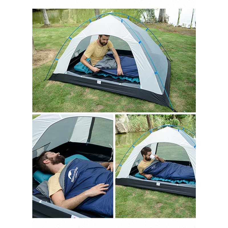کیسه خواب کمپینگ نیچرهایک مدل LW180 Mini Ultralight XL Cotton — تصویر ۷