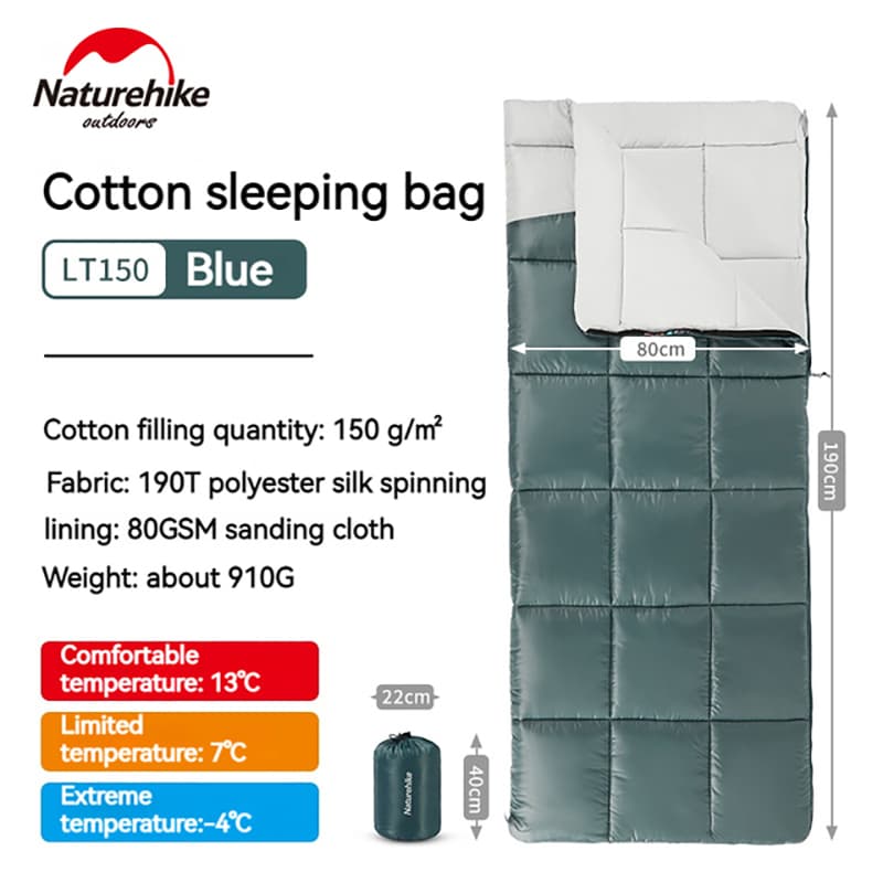 کیسه خواب کمپینگ نیچرهایک مدل LT150 Cotton — تصویر ۶