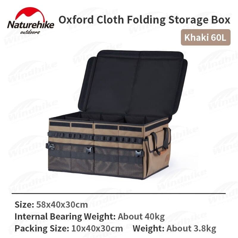 کیف ذخیره سازی لوازم کمپینگ نیچرهایک مدل LING SHANG 60L — تصویر ۸