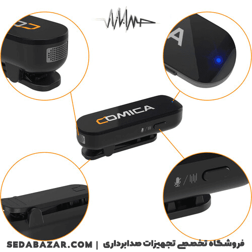 Comica-audio Vimo S UC مینی وایرلس تایپ سی — تصویر ۴