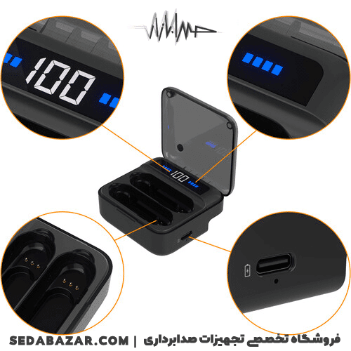 Comica-audio Vimo-S-MI مینی وایرلس لایتنینگ — تصویر ۵