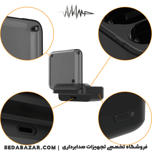 Comica-audio Vimo-S-MI مینی وایرلس لایتنینگ — تصویر ۶