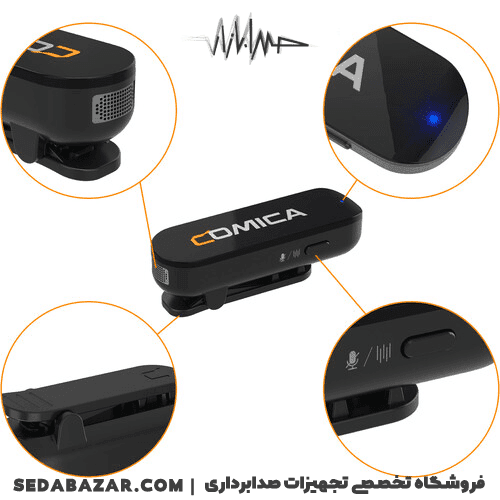 Comica-audio Vimo-S-MI مینی وایرلس لایتنینگ — تصویر ۴