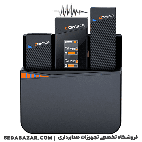Comica-audio Vimo-C3 مینی وایرلس دو کاربره — تصویر ۲