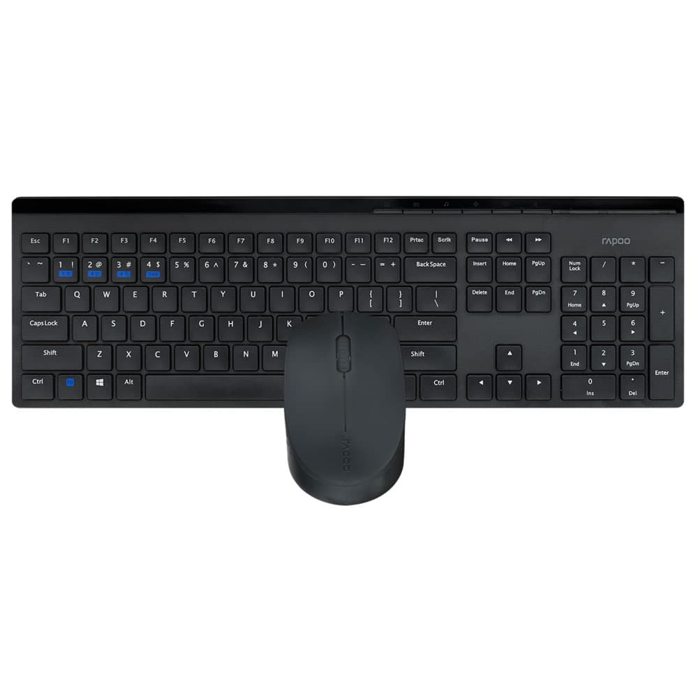 ماوس و کیبورد وایرلس رپو Rapoo 8110M Multi Wireless Mouse & Keyboard