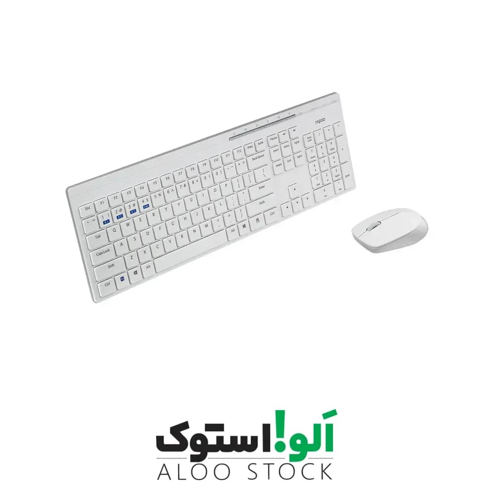 ماوس و کیبورد وایرلس رپو Rapoo 8110M Multi Wireless Mouse & Keyboard — تصویر ۹