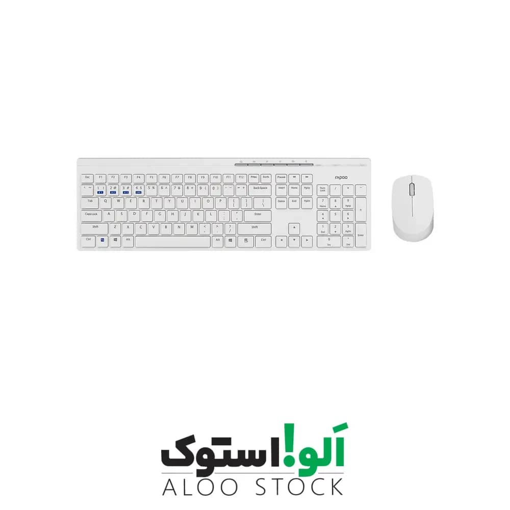 ماوس و کیبورد وایرلس رپو Rapoo 8110M Multi Wireless Mouse & Keyboard — تصویر ۱۰