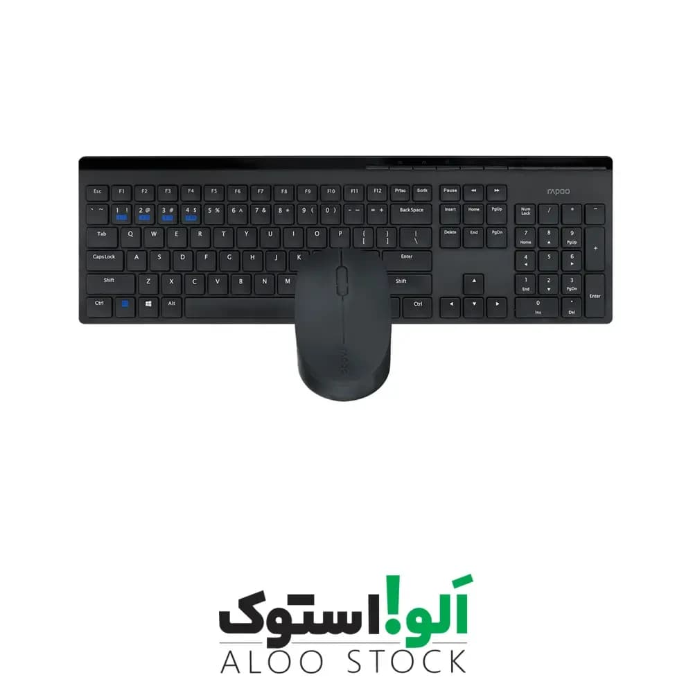 ماوس و کیبورد وایرلس رپو Rapoo 8110M Multi Wireless Mouse & Keyboard — تصویر ۶