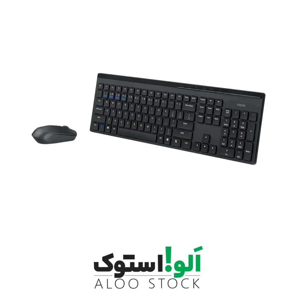 ماوس و کیبورد وایرلس رپو Rapoo 8110M Multi Wireless Mouse & Keyboard — تصویر ۸
