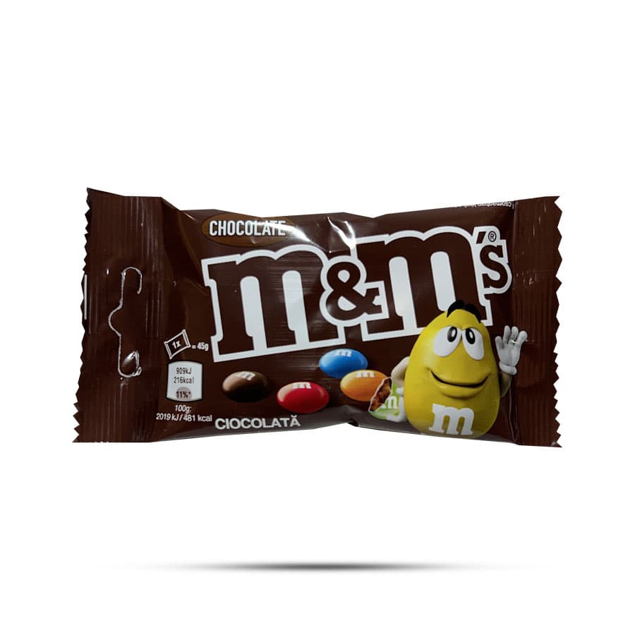 اسمارتیز شکلاتی ام اند ام m&m حجم 45 گرم