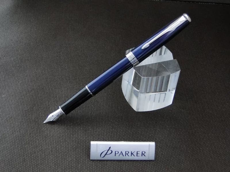 خودنویس پارکر مدل سونت (لاک آبی گیره استیل) – PARKER SONET