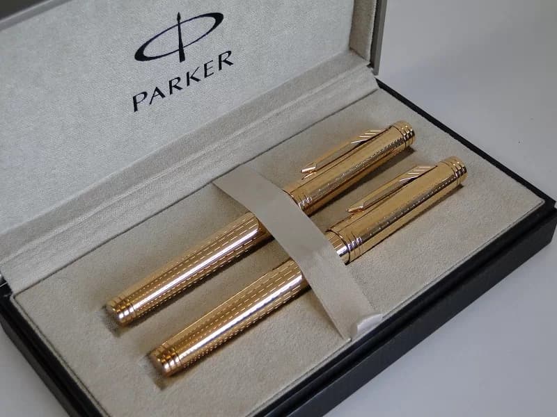 ست خودکار و خودنویس پارکر مدل پریمیر (دولوکس طلایی) – PARKER PREMIER GOLD — تصویر ۲