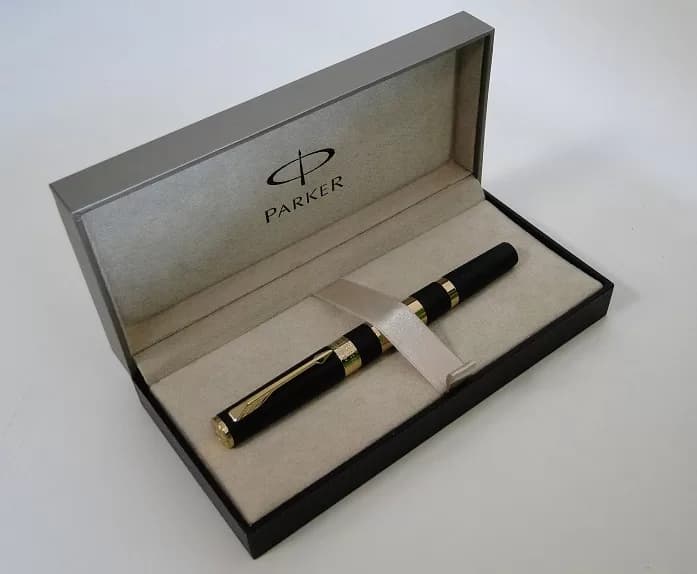 قلم پارکر مدل اینجنیتی (جیر مشکی گیره طلا) – PARKER INGENUITY (black) — تصویر ۲