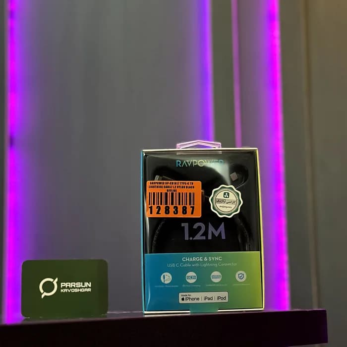 کابل Type-C به Lightning مدل Ravpower RP-CB1017 — تصویر ۲