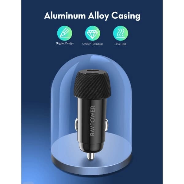 شارژر فندکی Ravpower مدل RP-VC032 50W — تصویر ۴