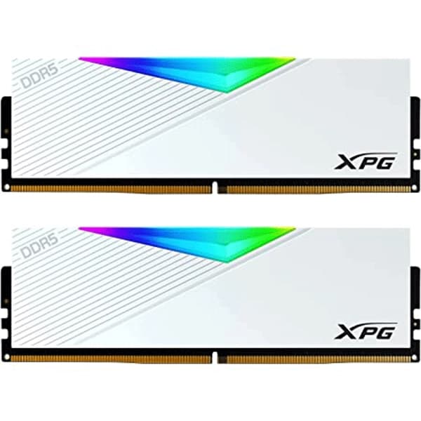 رم 32 گیگ DDR5 5200 ای دیتا ایکس پی جی مدل LANCER RGB WHITE