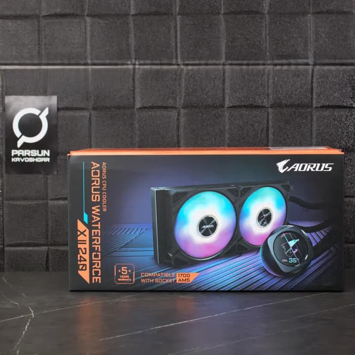 خنک کننده پردازنده گیگابایت AORUS WATERFORCE X II 240 — تصویر ۲