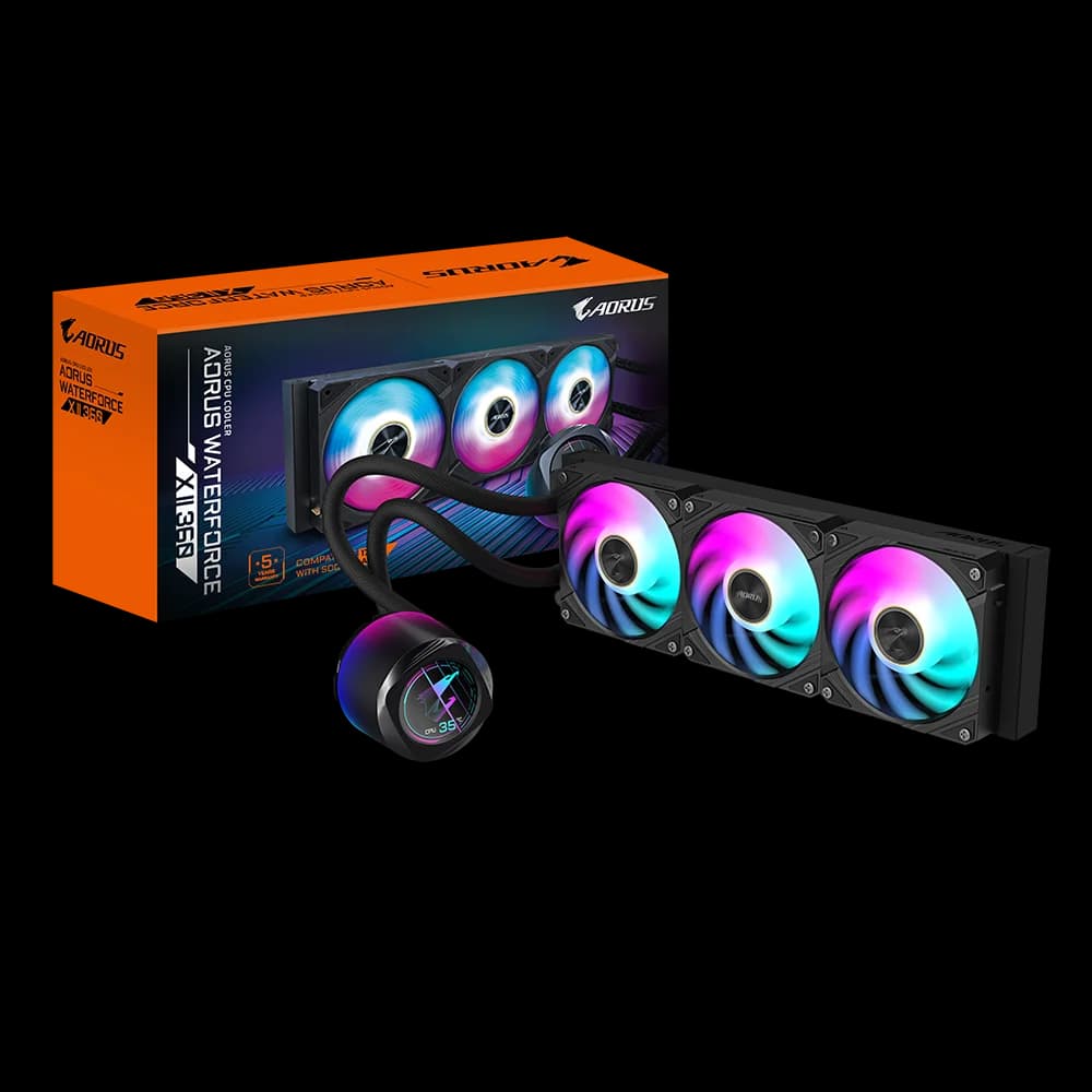 خنک کننده پردازنده گیگابایت AORUS WATERFORCE X II 360 — تصویر ۴
