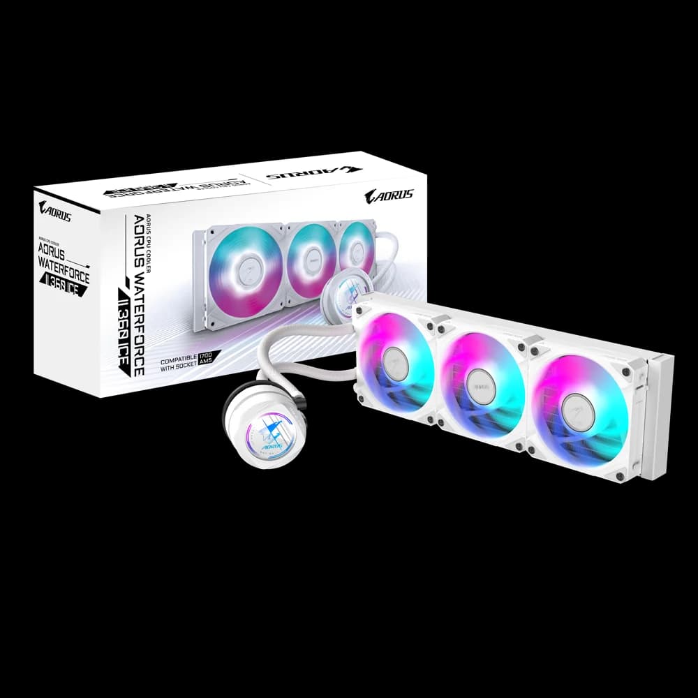 خنک کننده پردازنده گیگابایت AORUS WATERFORCE II 360 ICE — تصویر ۲