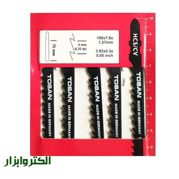 تیغه‌اره عمود بر چوب توسن مدل P102-T244