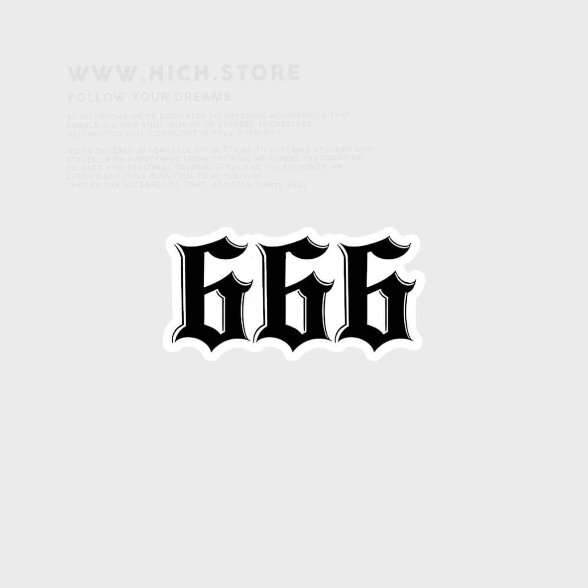 استیکر 666