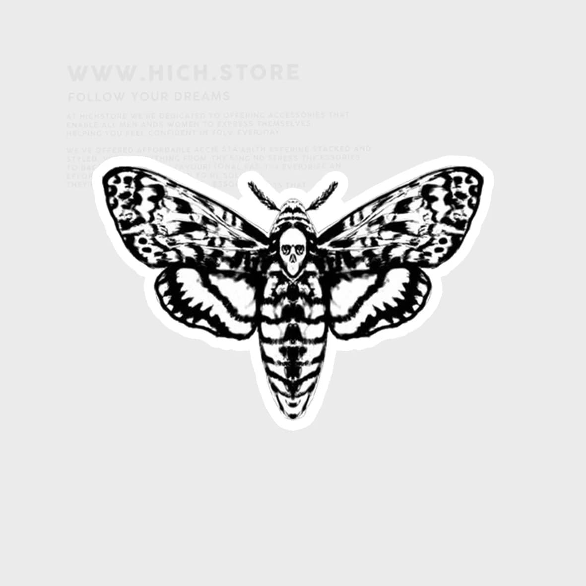 استیکر شاپرک BW