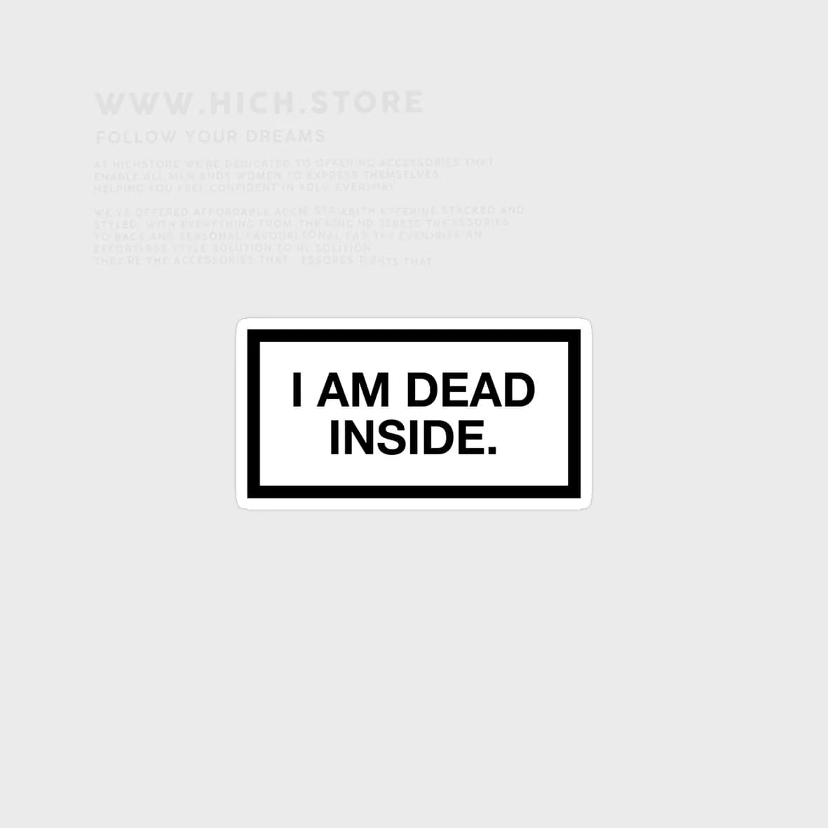 استیکر Im Dead Inside