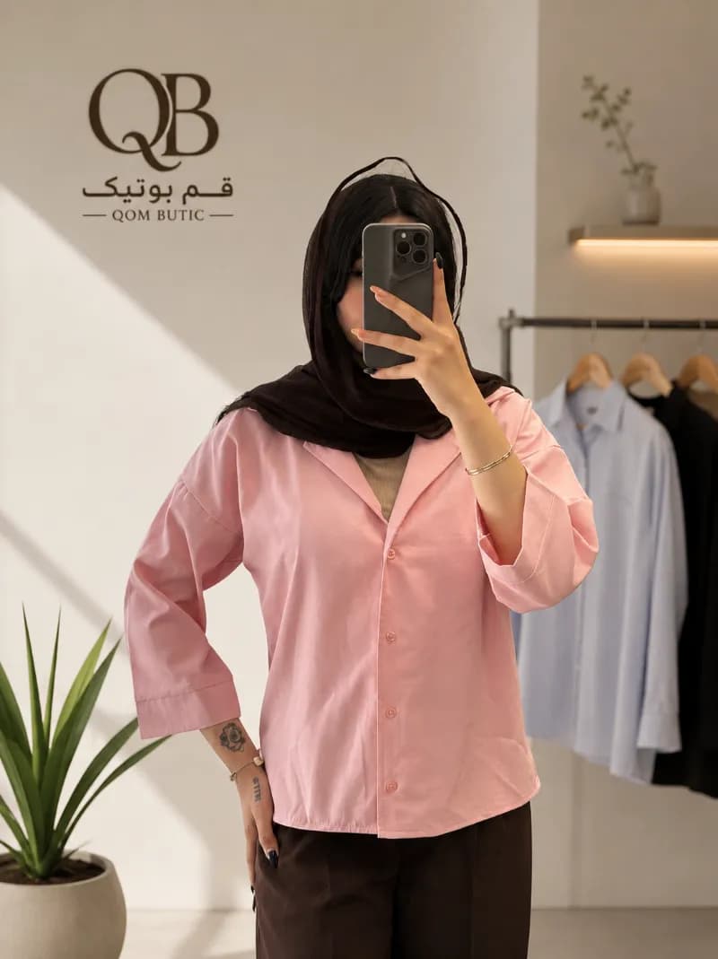 شومیز پری یقه دار-2183