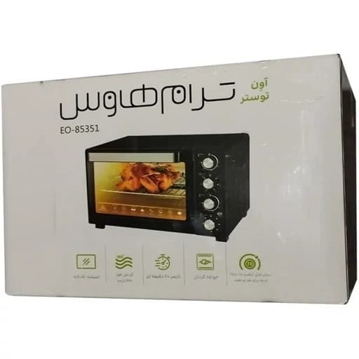 آون توستر 35 لیتری ترام هاوس مدل EO-85351 — تصویر ۳