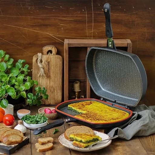 تابه رژیمی دوطرفه تکنو مدل ونوس سایز 32 — تصویر ۷