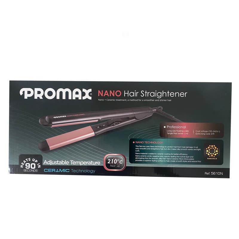 اتو مو پرومکس با روکش نانو سرامیک Promax 5610N — تصویر ۲