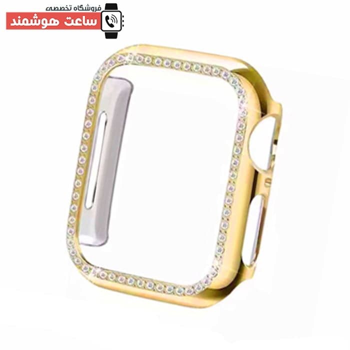 قاب محافظ نگین دار اپل واچ کد 350 — تصویر ۷