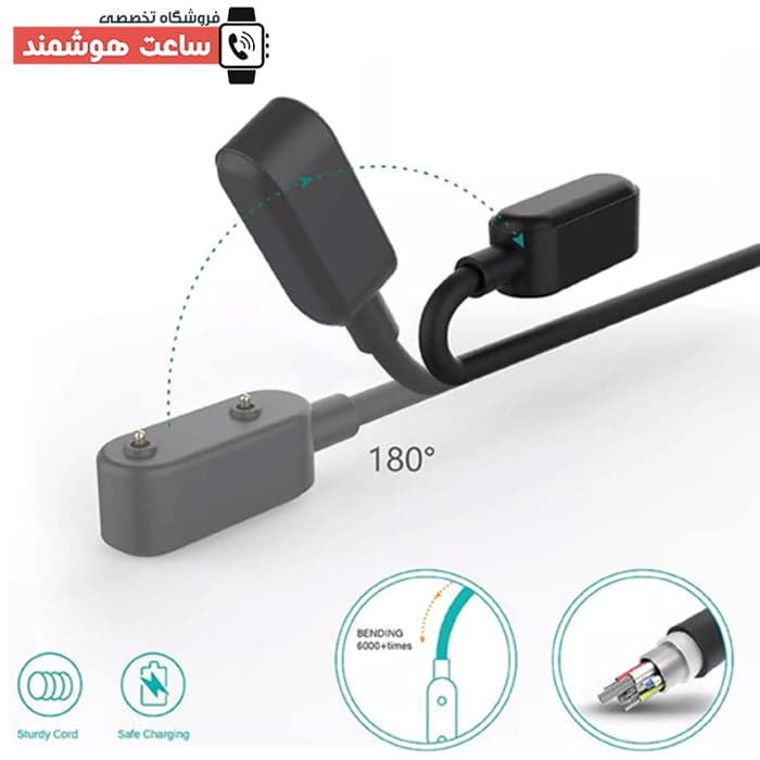 کابل شارژر مچ بند هوشمند Honor Band 6 و Huawei band 6 — تصویر ۵