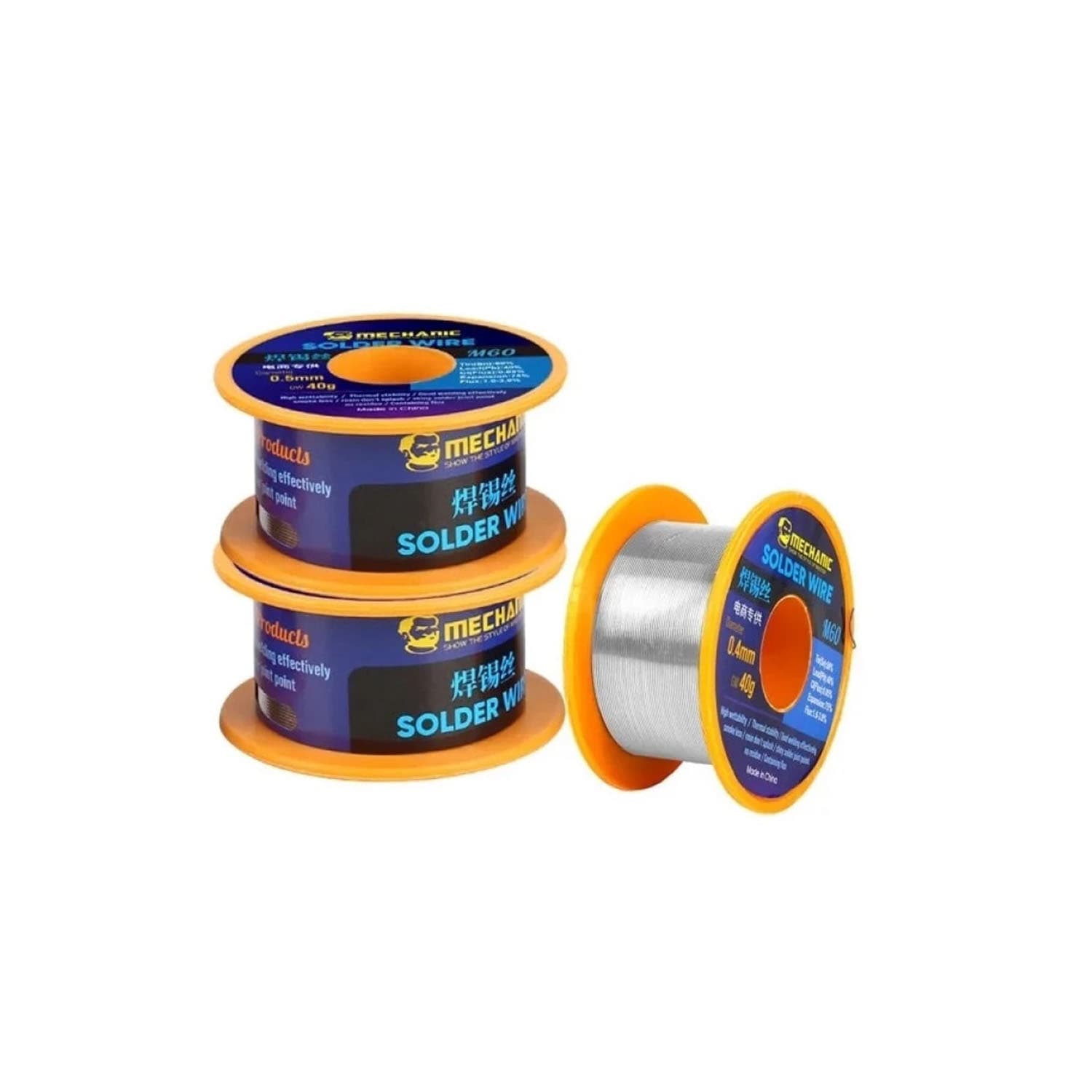 سیم لحیم 0.8mm مکانیک مدل MECHANIC M60 — تصویر ۲