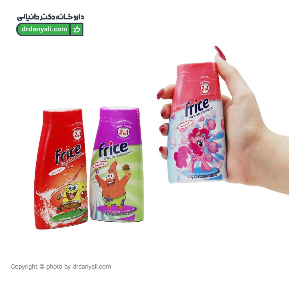 خمیر دندان ژل مایع کودک فریس 2 در 1 (خمیردندان + دهانشویه) 100 گرم — تصویر ۲