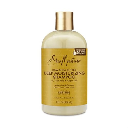 شامپو آبرسان مو Shea Moisture مدل Deep Moisturizing مناسب موهای فر حجم 384 میل — تصویر ۲