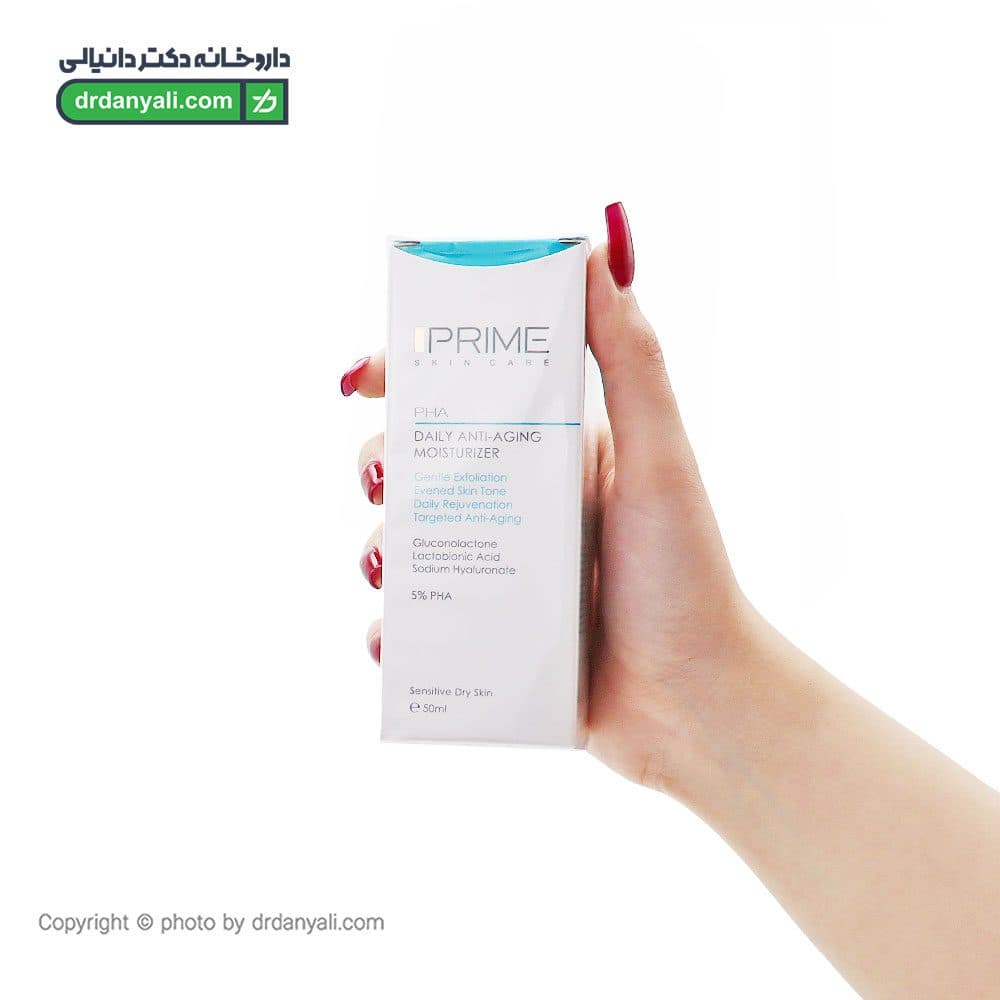 کرم بازسازی کننده و آبرسان صورت پرایم پی اچ آ 5 درصد 50 میلی لیتر — تصویر ۲