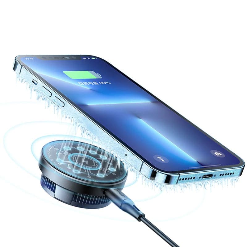 شارژر وایرلس مگنتی و فن خنک کننده مک دودو CH-2120 ا Mcdodo CH-2120 Wireless Charger (اورجینال با گارانتی) — تصویر ۷