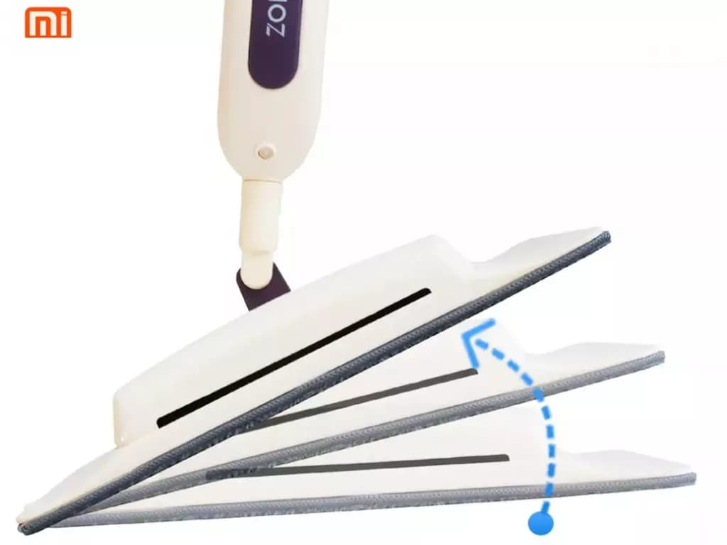 جارو دستی و تی اسپری دار شیائومی Xiaomi Zolele 1012 Water Spray Mop Handheld Sweeper (اورجینال پلمپ ارسال فوری) — تصویر ۸