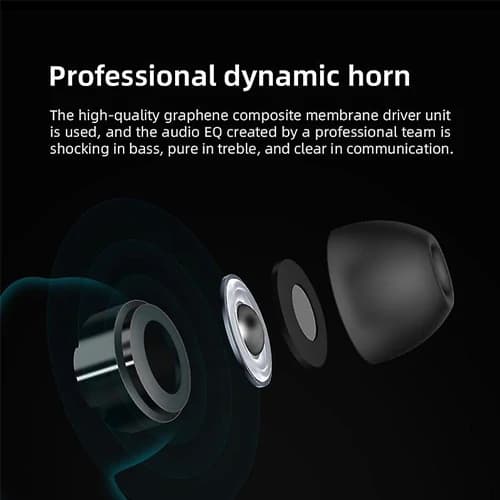 هندزفری بی‌سیم و بلوتوث شیائومی مدل Mibro Earbuds 3 Pro (گلوبال پلمپ ارسال فوری) — تصویر ۲