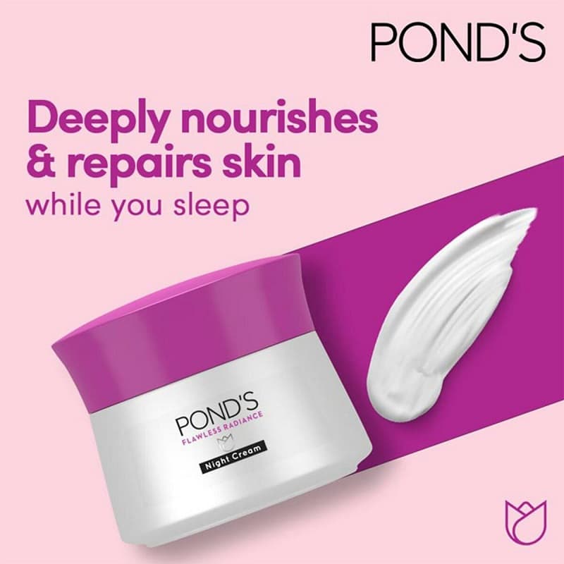 کرم شب پوندز ضد لک و روشن کننده Ponds Flawless Radiance — تصویر ۲